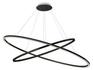 Nemo - Ellisse Double Lampa Wisząca Black Lighting