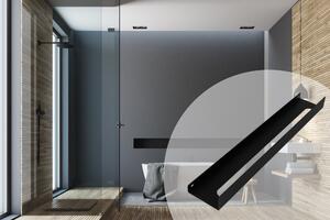 Półka łazienkowa prysznicowa SF02 60cm czarny mat