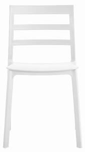 Krzesło plastikowe ELBA białe