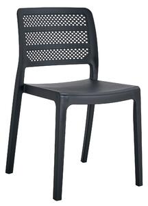 Plastikowe krzesło PAGI czarne