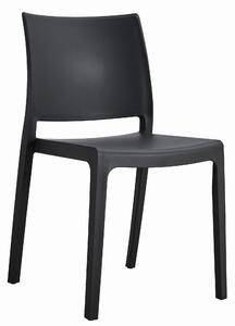 Plastikowe krzesło KLEM czarne