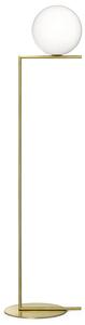 Flos - IC F2 Lampa Podłogowa w Kolorze Mosiądzu