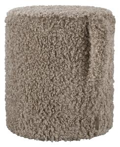 Brązowy puf z materiału bouclé Teddy – Blomus