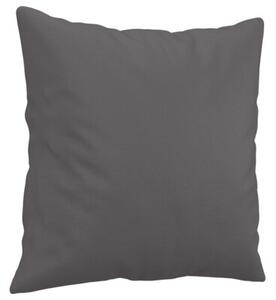 Sofa 2-osobowa z poduszkami, szara, 120 cm, sztuczna skÃ³ra