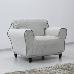 Pokrowiec elastyczny na fotel IRPIN szary, 70-110 cm, 70 - 110 cm