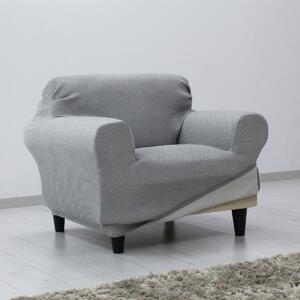 Pokrowiec elastyczny na fotel IRPIN szary, 70-110 cm, 70 - 110 cm
