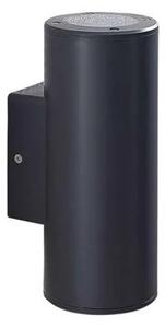 Lindby - Nati Round Ścienna Lampa Ogrodowa IP54 Dark Grey