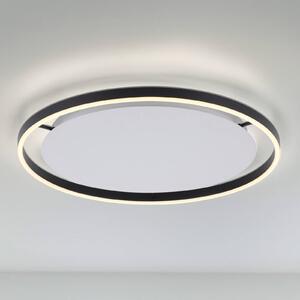JUST LIGHT. GmbH Lampa sufitowa LED Ritus, Ø 58,5 cm, antracytowa