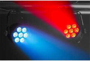 Beamz Professional BAC500 Aluminium, reflektor LED ProPar, 7 x LED 14 W 7 w 1, RGBA UV CW/WW, kolor czarny