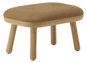 Jasnobrązowo-naturalny stołek Paff Low – UMAGE