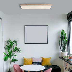 Globo Lampa sufitowa Doro, możliwość ściemniania, ciemne drewno, salon / jadalnia, drewno, nowoczesny