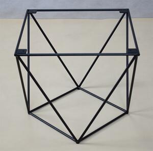 Czarny minimalistyczny stolik kawowy - Galapi 5X