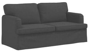 ModuÅowa sofa czarna z wygodnymi poduszkami i ergonomicznie zaprojektowanym siedziskiem