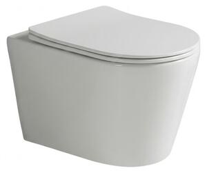 Miska WC wisząca Corciano AeroLux Błyszcząca Biel 48x37x36 cm