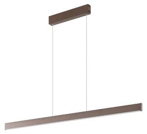 Inteligentna lampa wisząca Mylosh Lucande, możliwość ściemniania, brązowy / rdzawy, salon / jadalnia, aluminium, nowoczesny