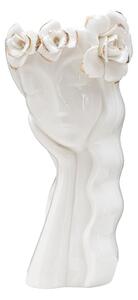 Biały porcelanowy wazon Mauro Ferretti Cute Woman