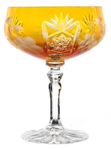 Kieliszki kryształowe do szampana mix kolorów, 6szt, 200ml