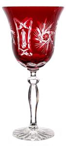 Molendi Rubin kieliszki kryształowe do wina, 6szt, 240ml