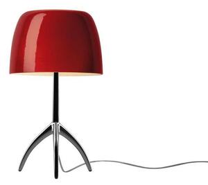Foscarini - Lumiere Piccola Lampa Stołowa E14 Czarny Chrom/Wiśniowa