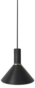 Ferm LIVING - Collect Lampa Wisząca Cone Low Black/Brass