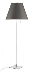 Luceplan - Costanza Lampa Podłogowa Alu/Concrete Grey