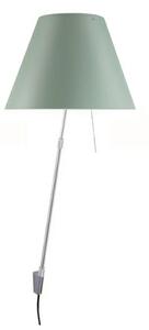 Luceplan - Costanza Lampa Ścienna ze Ściemniaczem Alu/ Comfort green