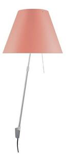 Luceplan - Costanza Lampa Ścienna ze Ściemniaczem Alu/ Edgy Pink