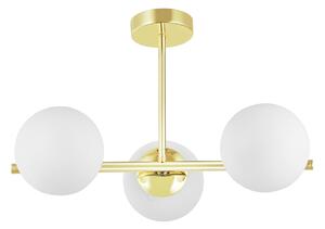 NOWOCZESNA LAMPA SUFITOWA WISZĄCA KLASYCZNE ZŁOTO LEDO W3