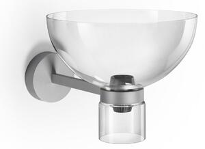 Lampa Ścienna FLOS, Nocturne Bowl, ściemnialny, metaliczny, przedpokój, aluminium, design