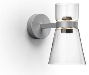 Lampa Ścienna FLOS, Nocturne Cone, ściemnialny, metaliczny, salon, aluminium, design