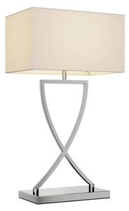 Lucande - Evaine Lampa Stołowa Chrome/White