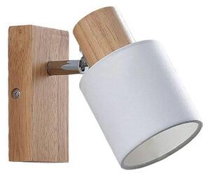 Lindby - Wanessa Lampa Ścienna Light Wood/White