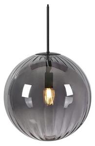 Markslöjd - Fengari 1 Lampa Wisząca Matt Black/Smoke