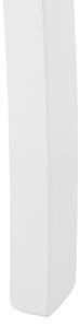Konsola z szufladą w stylu prowansalskim drewniane nogi biała Albia Beliani