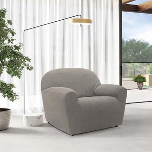 Super streczowe pokrowce HARMONIA jasnoszare fotel (sz. 70 - 110 cm)