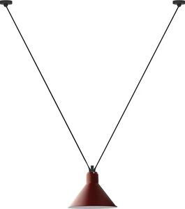 Lampe Gras - 323 L Lampa Wisząca Stożkowa Czerwona