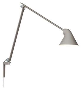 Louis Poulsen - NJP Lampa Ścienna Długa Jasnoszara