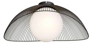 Lindby - Fabronia Lampa Sufitowa Opal/Black