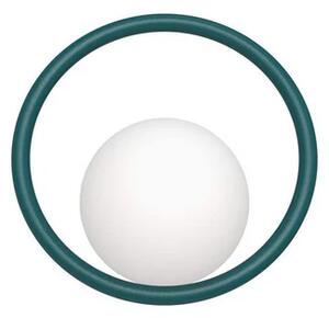 Swedish Ninja - Hula Hoop Lampa Ścienna HW Peacock Green