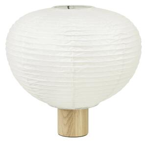 Biała lampa stołowa z papierowym kloszem (wysokość 32 cm) Kami – Blomus