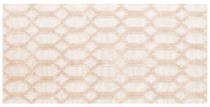 Nowoczesny dywan tkany ręcznie beżowy wiskoza geometryczny 80 x 150 cm Cizre Beliani