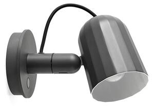 HAY - Noc Button Lampa Ścienna HW Ciemny Grey
