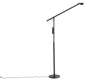 HAY - Fifty-Fifty Lampa Podłogowa Soft black