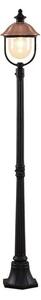 Lindby - Clint Zewnętrzna Lampa Parkowa Copper/Black
