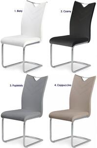 Minimalistyczne czarne krzesło Eldor