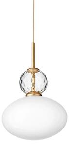 Nuura Aps - Rizzatto 32 Lampa Wisząca Opal/Satin Brass Nuura