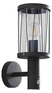 Lindby - Yonan Ścienna Lampa Ogrodowa w/Sensor Dark Grey/Clear