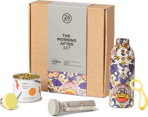 Butelka termiczna The Morning After Infuser Set Darjeeling 500 ml z uchwytem, zakrętką i herbatą 4 el