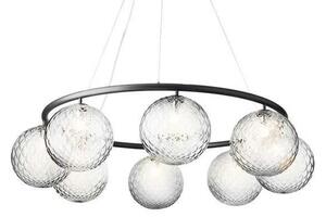 Nuura Aps - Miira 8 Circular Żyrandol Rock Grey/Optic Clear Nuura