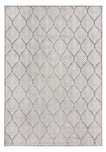 Dywan odpowiedni na zewnątrz w kolorze kości słoniowej 80x150 cm Elm Leaf – Flair Rugs